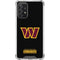 NFL Washington Commanders Black Background Galaxy A72 5G Clear Case